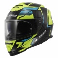 Маленькое фото товара - Шлем LS2 FF800 STORM 2 TRACKER, S, Black H-V Yellow. Вариант №1