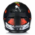 Маленькое фото товара - Шлем LS2 FF808 STREAM 2 ANGRY MONKEY, XXL, Matt Black Red. Вариант №2