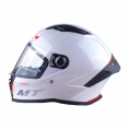 Маленькое фото товара - Шлем MT STINGER 2 solid GLOSS PEARL WHITE XL. Вариант №4