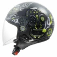 Маленькое фото товара - Шлем LS2 OF558 SPHERE LUX 2 MAXCA S, Gloss black H-V Yellow. Вариант №2