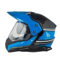 Маленькое фото товара - Шлем MT SYNCHRONY DUO SPORT VINTAGE gloss black pearl blue S. Вариант №1