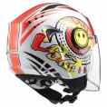 Маленькое фото товара - Шлем LS2 OF602 FUNNY SLUCH, L, Red White. Вариант №2