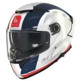 Маленькое фото товара - Шлем MT THUNDER 4 SV TREADS XL, Gloss White Blue. Вариант №1