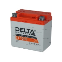 Фото товара - Delta CT 1205 (5 а/ч) св.ст.мотоциклетная аккумуляторная батарея
