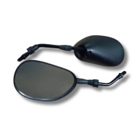 Фото товара - Комплект зеркал заднего вида MM1 ALP 037-00 (универсальные с переходником, полукруглые) торговый зна