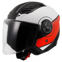 Фото товара - Шлем LS2 OF616 AIRFLOW 2 COVER Matt White Red S
