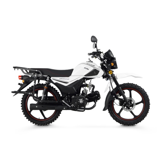 Большое фото товара - Мопед ROCKOT ALPHA OFFROAD (белый глянцевый), 00000436260. Вариант №2