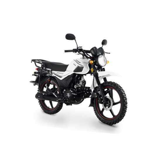 Большое фото товара - Мопед ROCKOT ALPHA OFFROAD (белый глянцевый), 00000436260. Вариант №3