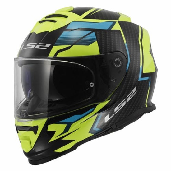 Большое фото товара - Шлем LS2 FF800 STORM 2 TRACKER, XS, Black H-V Yellow, 1680024540010. Вариант №1