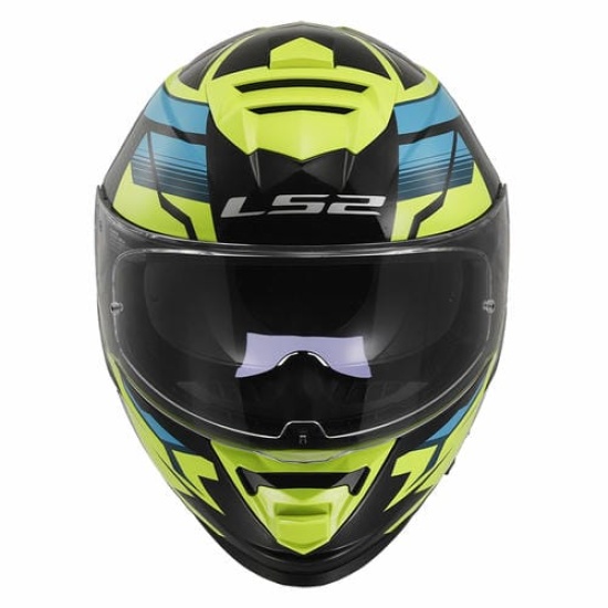 Большое фото товара - Шлем LS2 FF800 STORM 2 TRACKER, L, Black H-V Yellow, 1680024540040. Вариант №3