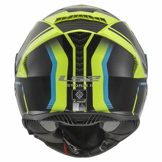 Большое фото товара - Шлем LS2 FF800 STORM 2 TRACKER, XXL, Black H-V Yellow, 1680024540060. Вариант №2