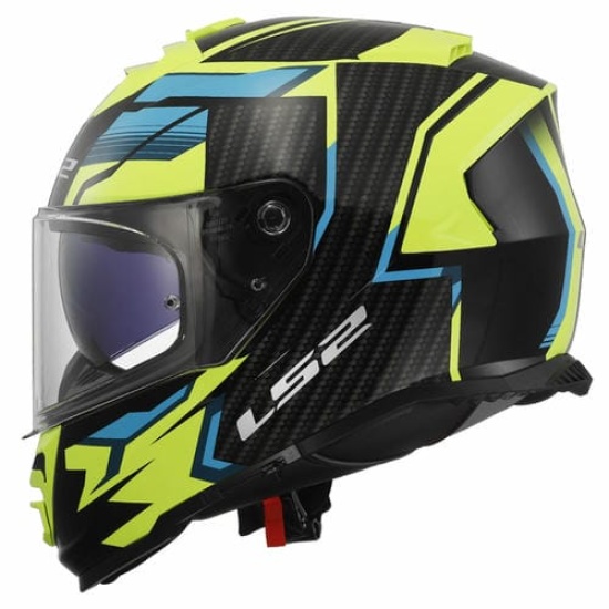 Большое фото товара - Шлем LS2 FF800 STORM 2 TRACKER, 3XL, Black H-V Yellow, 1680024540070. Вариант №4