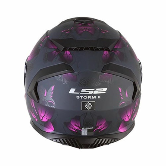 Большое фото товара - Шлем LS2 FF800 STORM 2 BURST, XXL, Matt Black Pink, 1680038460060. Вариант №3