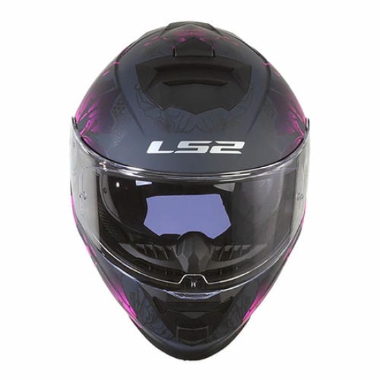 Большое фото товара - Шлем LS2 FF800 STORM 2 BURST, XXL, Matt Black Pink, 1680038460060. Вариант №6