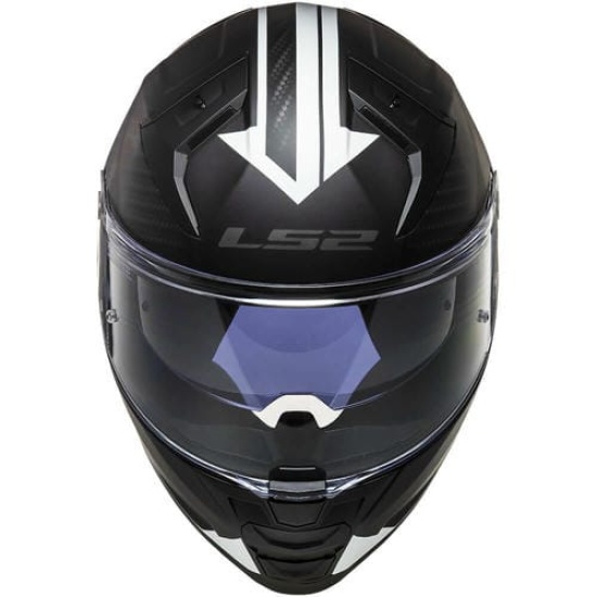 Большое фото товара - Шлем LS2 FF811 VECTOR 2 SPLITTER, S, Black White, 1681120120020. Вариант №6