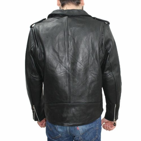 Большое фото товара - Куртка кожаная WOLF #072, XL, Black, 2006877227074. Вариант №2