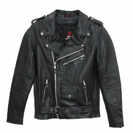 Большое фото товара - Куртка кожаная WOLF #072, XL, Black, 2006877227074. Вариант №1