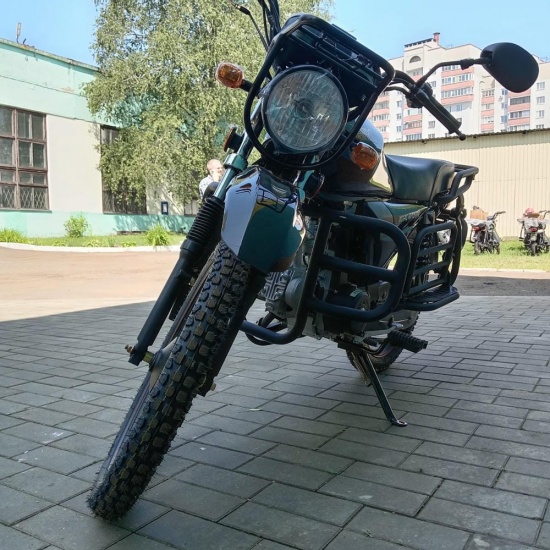 Большое фото товара - Мопед ХОРС Альфа с дугами (черный), 27894. Вариант №10