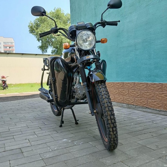 Большое фото товара - Мотоцикл ХОРС Альфа XL с фигурным баком (черный), 27897. Вариант №8