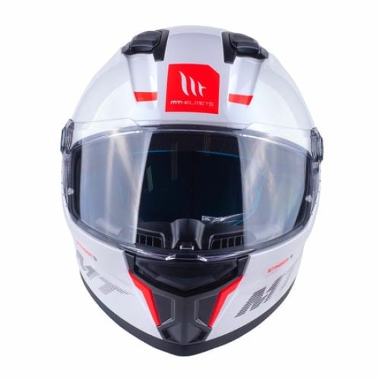 Большое фото товара - Шлем MT STINGER 2 solid GLOSS PEARL WHITE XL, 29629. Вариант №3