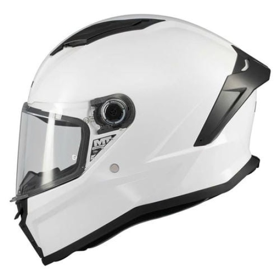 Большое фото товара - Шлем МТ STINGER 2 PUREE Gloss Pearl White XL, 29650. Вариант №3