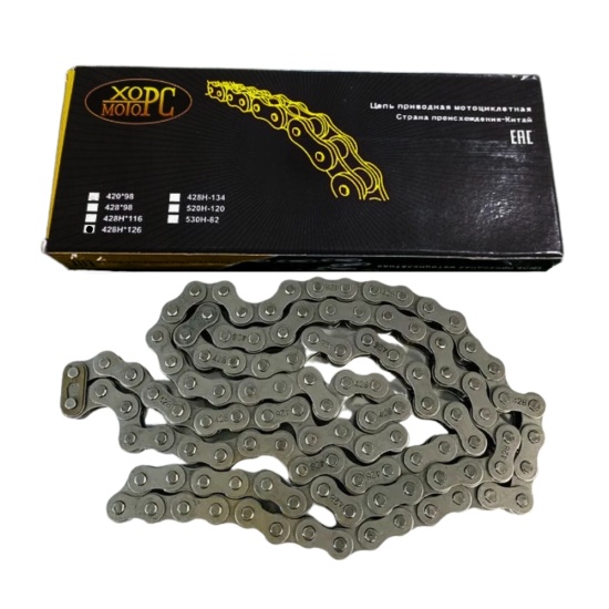 Большое фото товара - Цепь приводная (428*126) ММ3 Z150 029-00 товарный знак "ХОР-МОТОРС", 29676. Вариант №1