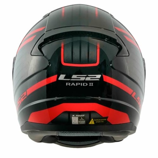 Большое фото товара - Шлем LS2 FF353 RAPID 2 CIRCUIT Black Red XS, 29724. Вариант №3