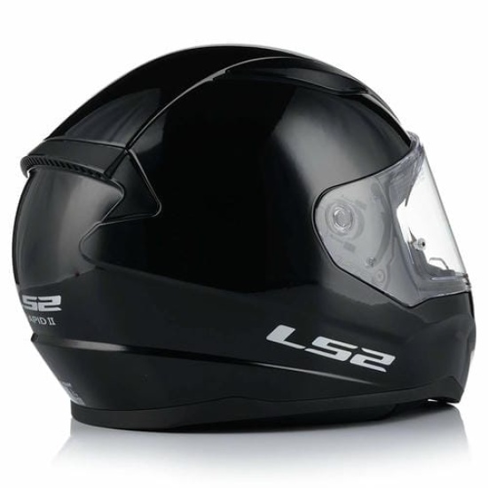 Большое фото товара - Шлем LS2 FF353 RAPID 2 SOLID  Gloss Black S, 29735. Вариант №4