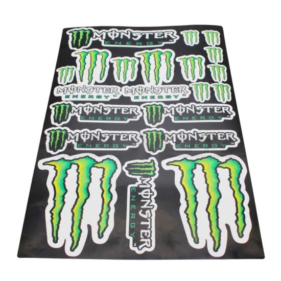 Большое фото товара - Наклейки набор (30х45) Monster Energy "TM", 29956. Вариант №1