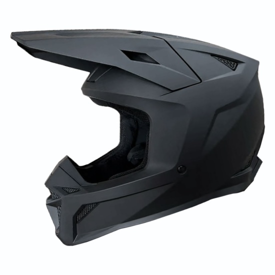 Большое фото товара - Шлем ZI HMX9 MX FLASH Solid Matt Black XL, 30720. Вариант №1