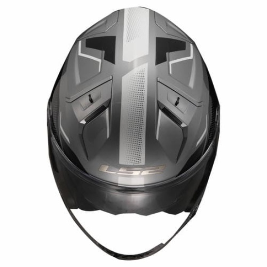 Большое фото товара - Шлем LS2 OF603 INFINITY 2 VEYRON, XS, Gloss Grey White, 3660322020010. Вариант №4