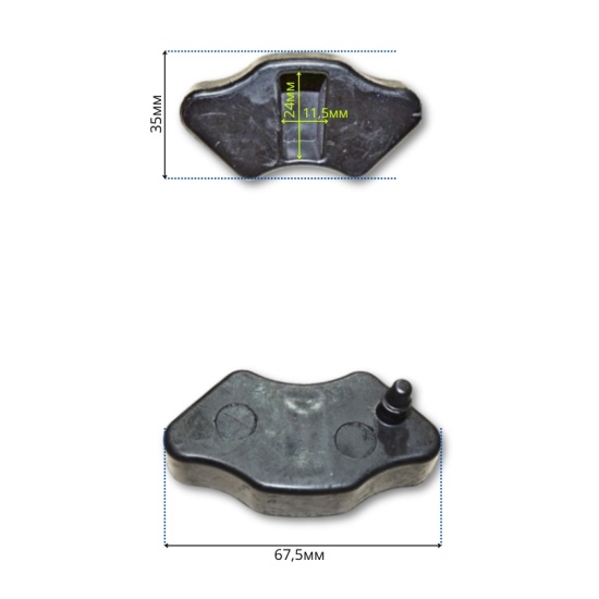 Большое фото товара - Демпфер заднего колеса ММ1 RX-8 025-02, 3765. Вариант №2