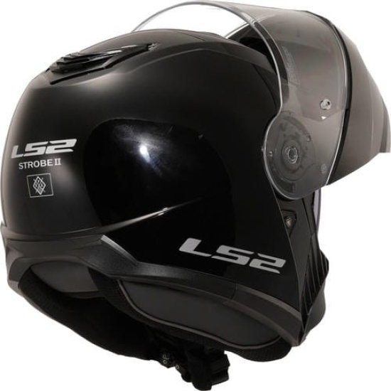 Большое фото товара - Шлем LS2 FF908 STROBE 2 Solid, XS, Gloss Black, 5690810120010. Вариант №7