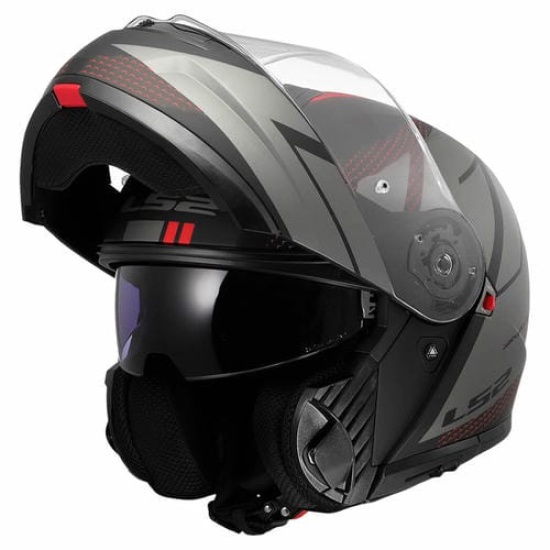 Большое фото товара - Шлем LS2 FF908 STROBE 2 CODE, M, Black Grey, 5690824110030. Вариант №5