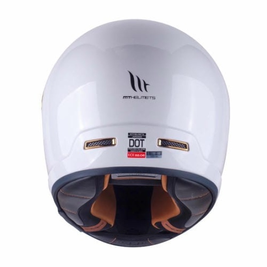 Большое фото товара - Шлем MT JARAMA SOLID, M, Gloss Pearl White, 8434639160828. Вариант №4