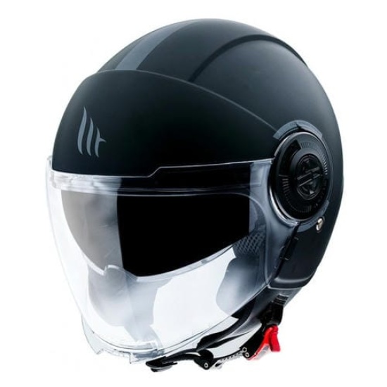 Большое фото товара - Шлем MT VIALE SV S solid A1, S, Gloss Black, 8434639172418. Вариант №2