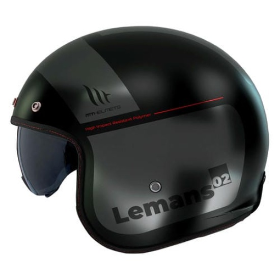 Большое фото товара - Шлем MT B LE MANS 2 SV S QUALITY, M, Matt Black Gray, 8434639176577. Вариант №2