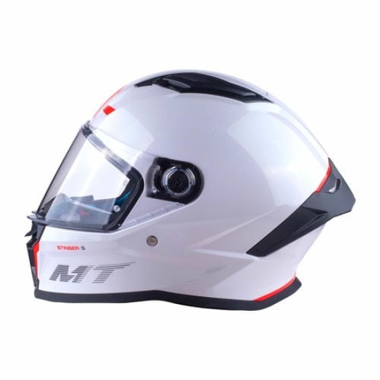 Большое фото товара - Шлем MT STINGER 2 SOLID, XL, Gloss Pearl White, 8434639181755. Вариант №4