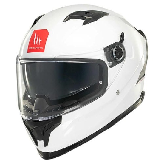 Большое фото товара - Шлем MT BRAKER SV SOLID, L, Gloss Pearl White, 8434639194656. Вариант №1