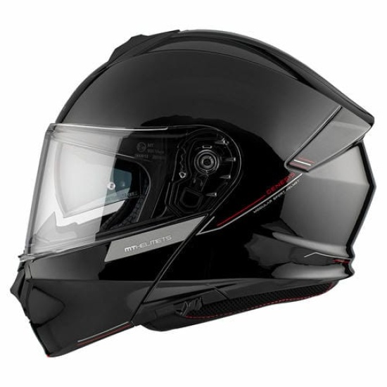 Большое фото товара - Шлем MT GENESIS SV SOLID, XL, Gloss Black, 8434639195516. Вариант №1