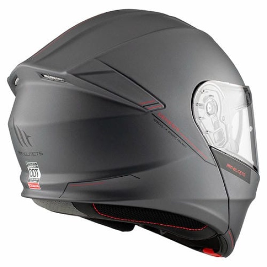 Большое фото товара - Шлем MT GENESIS SV SOLID, XS, Gloss Grey, 8434639196421. Вариант №6