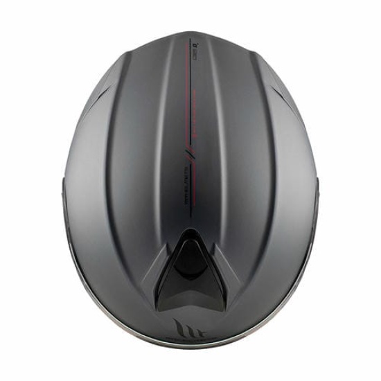 Большое фото товара - Шлем MT GENESIS SV SOLID, XXL, Gloss Grey, 8434639196476. Вариант №3