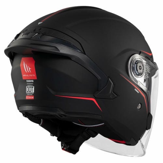 Большое фото товара - Шлем MT COSMO SV SOLID, XS, Matt Black, 8434639215504. Вариант №6