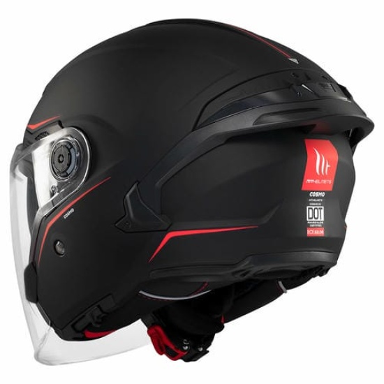 Большое фото товара - Шлем MT COSMO SV SOLID, XS, Matt Black, 8434639215504. Вариант №8