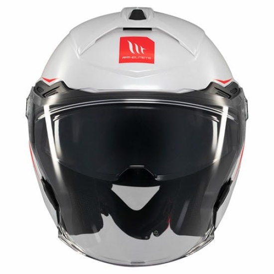 Большое фото товара - Шлем MT COSMO SV SOLID, XS, Gloss White, 8434639215580. Вариант №4