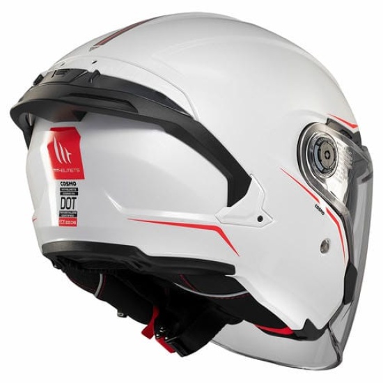 Большое фото товара - Шлем MT COSMO SV SOLID, XS, Gloss White, 8434639215580. Вариант №6