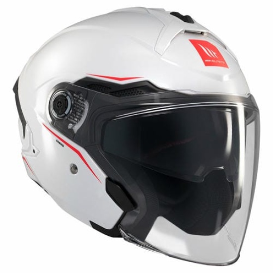 Большое фото товара - Шлем MT COSMO SV SOLID, M, Gloss White, 8434639215603. Вариант №5