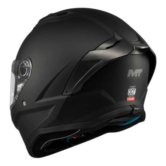 Большое фото товара - Шлем MT STINGER 2 PUREE, M, Matt Black, 8434639278530. Вариант №2