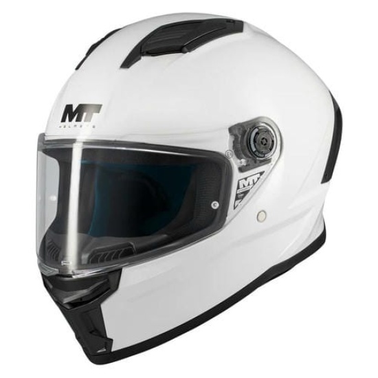 Большое фото товара - Шлем MT STINGER 2 PUREE, XS, Gloss Pearl White, 8434639281462. Вариант №1