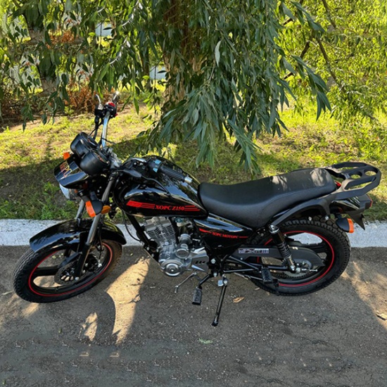 Большое фото товара - Мотоцикл ХОРС Z 150 (черный), 9650. Вариант №2